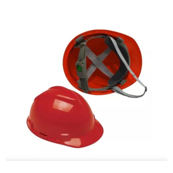 Capacete Aba Frontal Com Jugular Classe B  V-Gard 311313 Vermelho - MSA | CA-  498 - Image 3