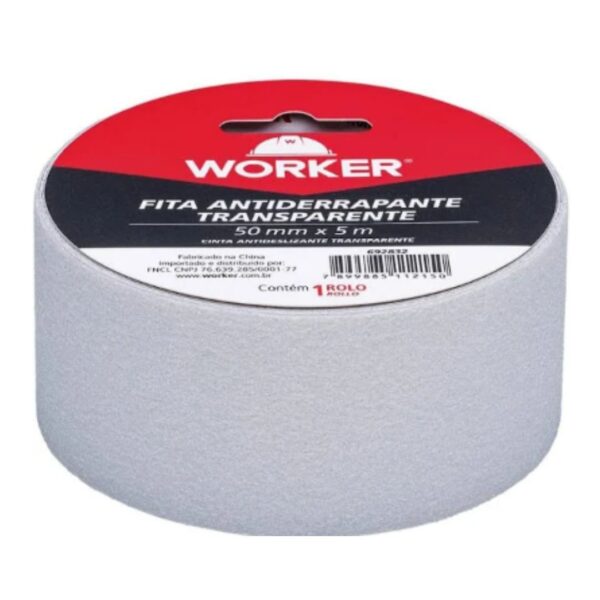 Fita Antiderrapante 50mmx5m Transp - Worker