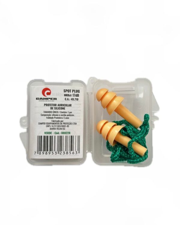 Protetor Auditivo Spot Plug 17db Verde - Camper | CA- 49710