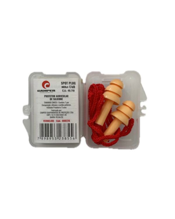 Protetor Auditivo Spot Plug 17db Vermelho - Camper | CA- 49710