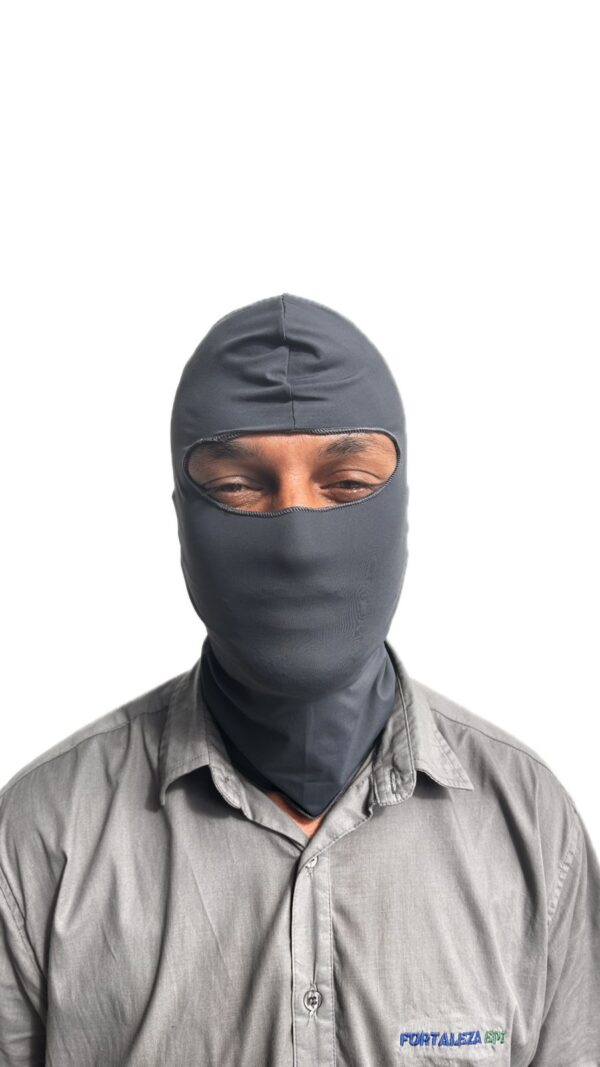 Balaclava Cinza Escuro UV FPS 30 - Fortaleza EPI