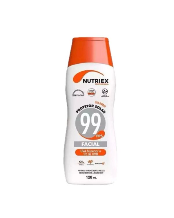 Protetor Solar Fps 99 Facial Profissional 120ml - Nutriex